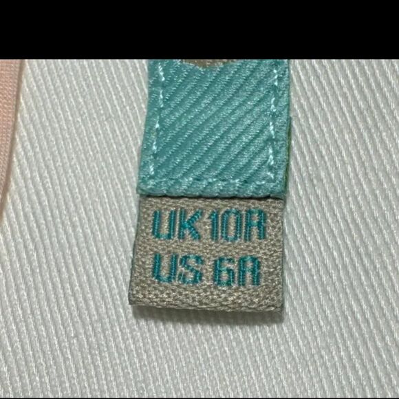 Boden Mosaic Flower embroidered Beaded A line midi skirt white size 6 - Picture 9 of 11